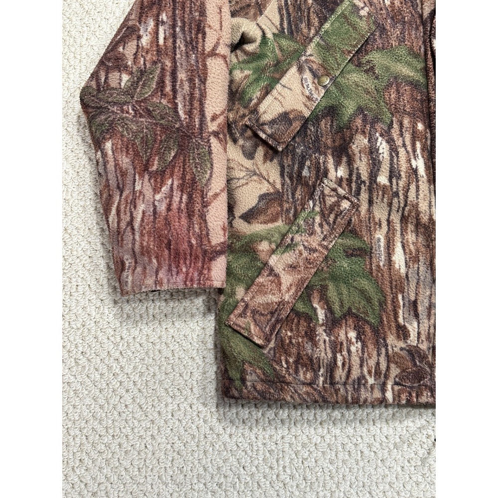 Vtg Cabelas Whitetail Clothing Jacket Mens M Camo Goretex Fleece Hooded Coat USA - Picture 14 of 16
